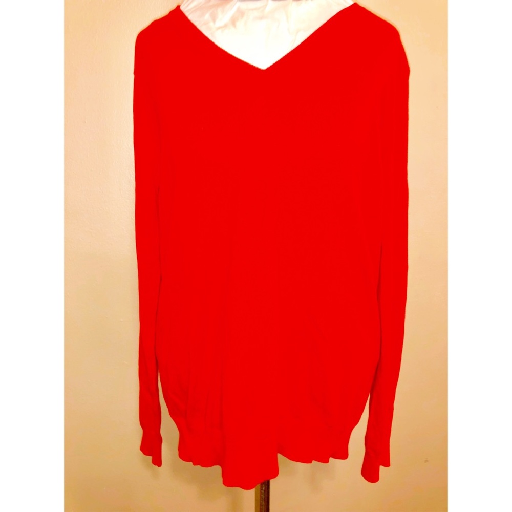 Uniqlo Red Lightweight Sweater, Size L